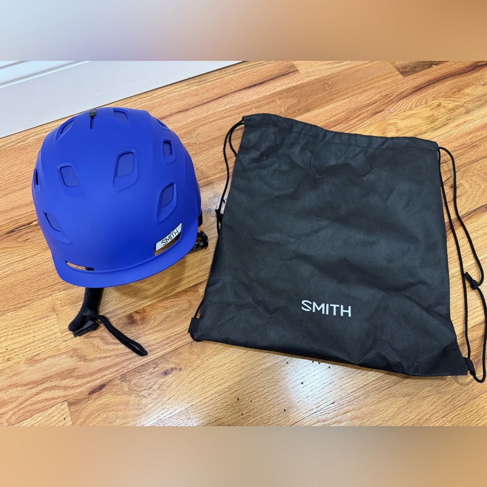 Smith Vantage Women's MIPS L Large Lapis Blue Winter Ski Helmet EUC - Picture 2 of 8